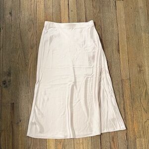 Rachel Zoe Pale Pink Midi Slip Skirt